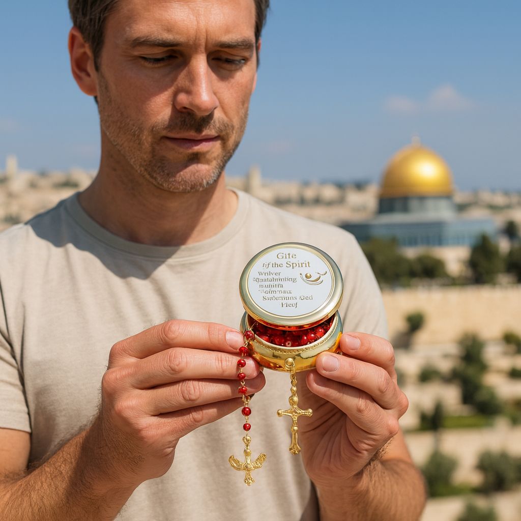 Confirmation Gift Rosary - Handcrafted in Jerusalem, Blessed