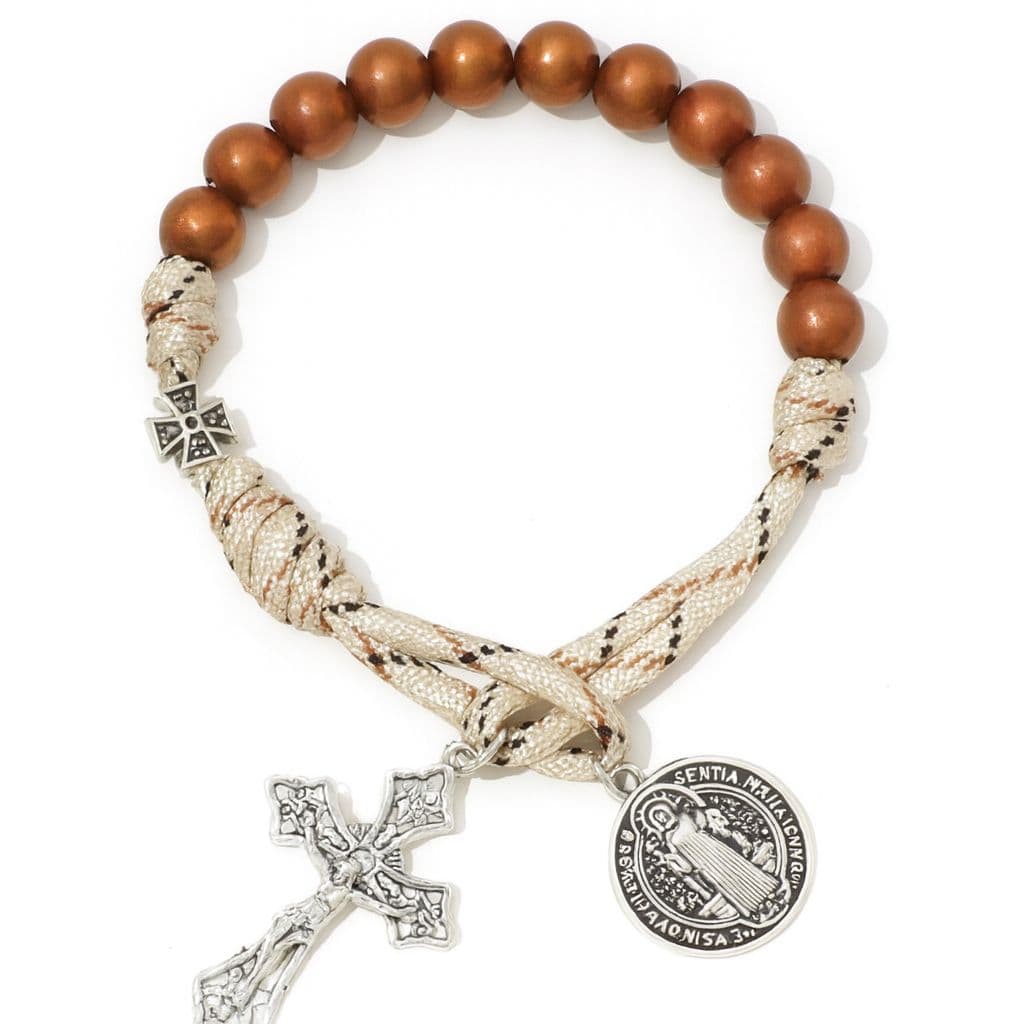 Blessed Car Rosary for Rearview Mirror – Handcrafted in Jerusalem