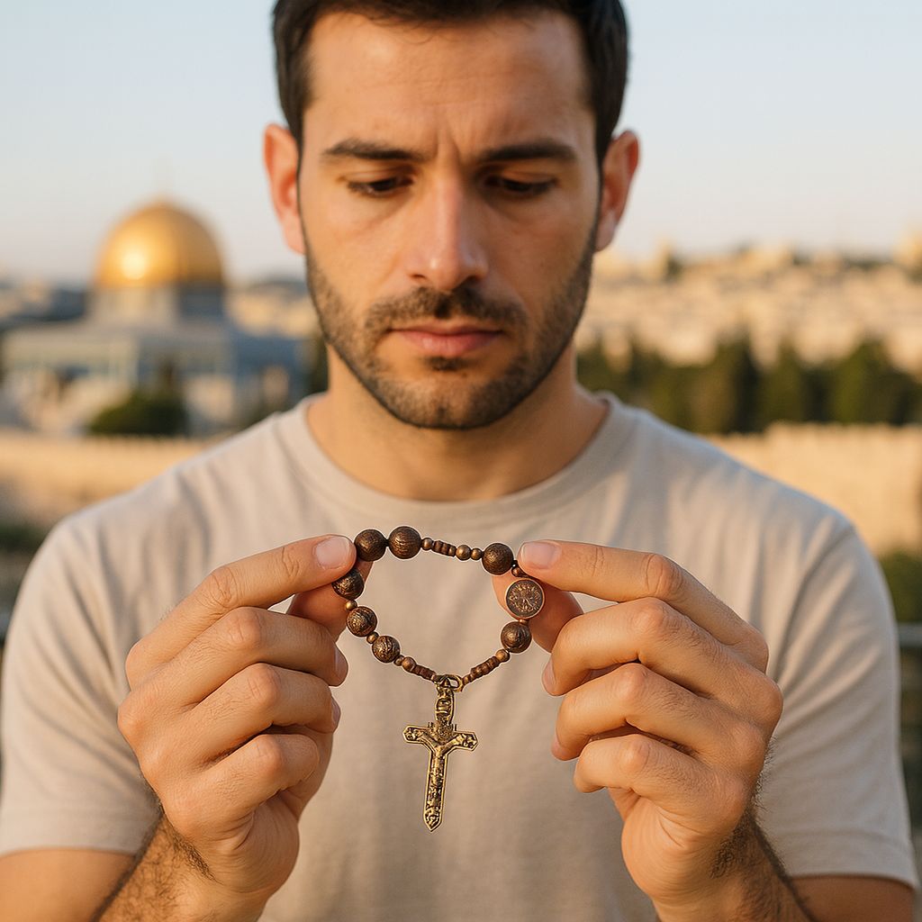 Chaplet Bracelet - Handcrafted in Jerusalem & Blessed
