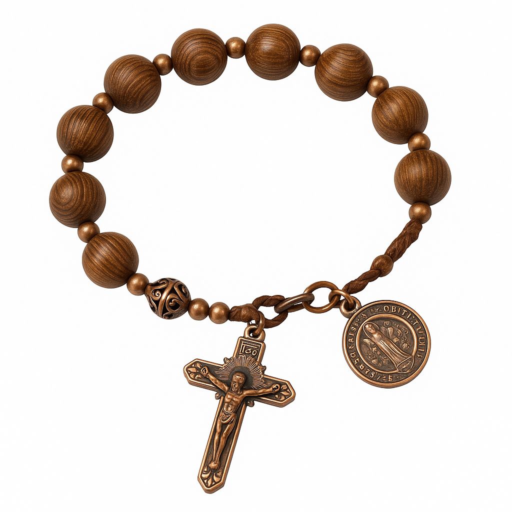 Chaplet Bracelet - Handcrafted in Jerusalem & Blessed