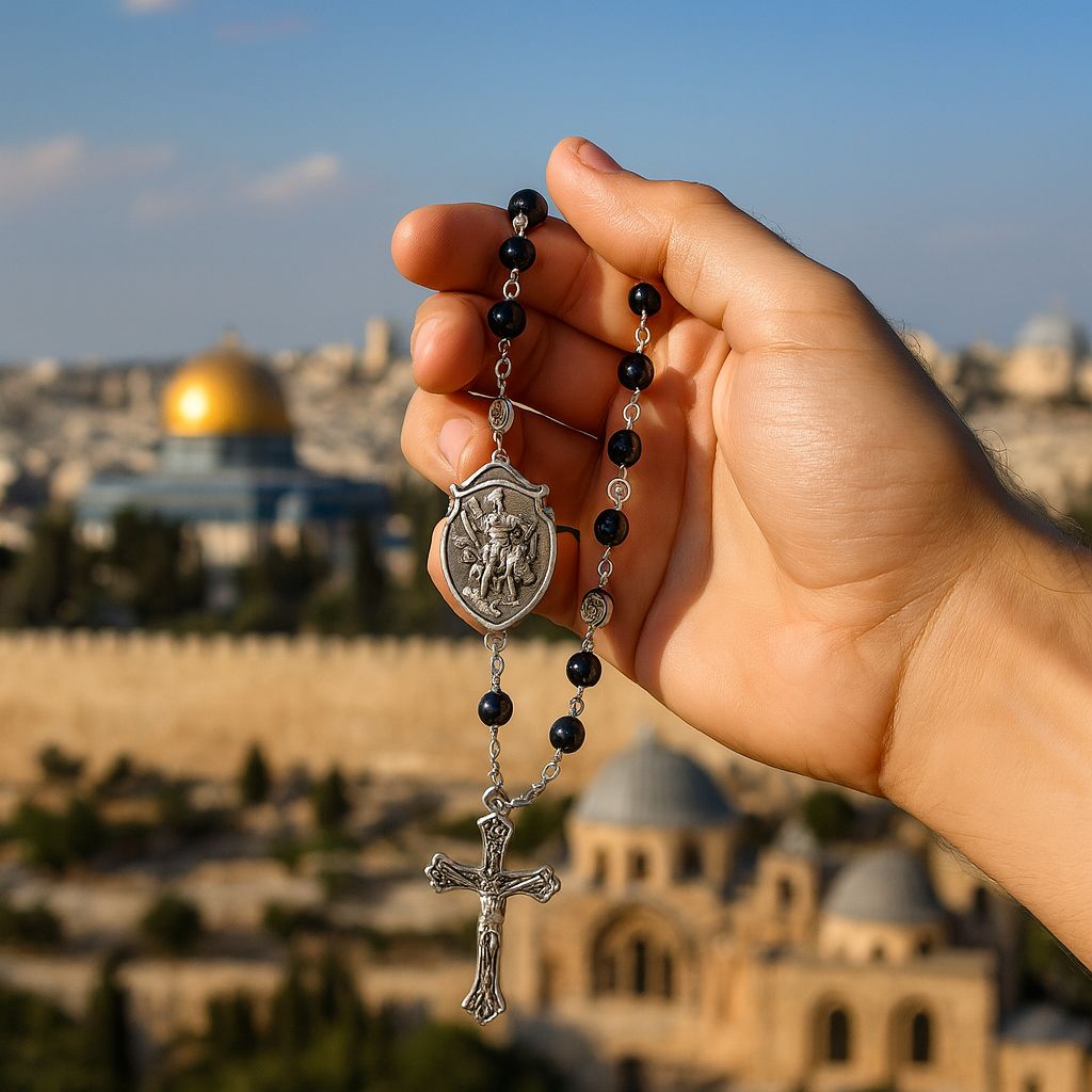 Confirmation Gift Rosary from Jerusalem - Blessed at Holy Sepulchre
