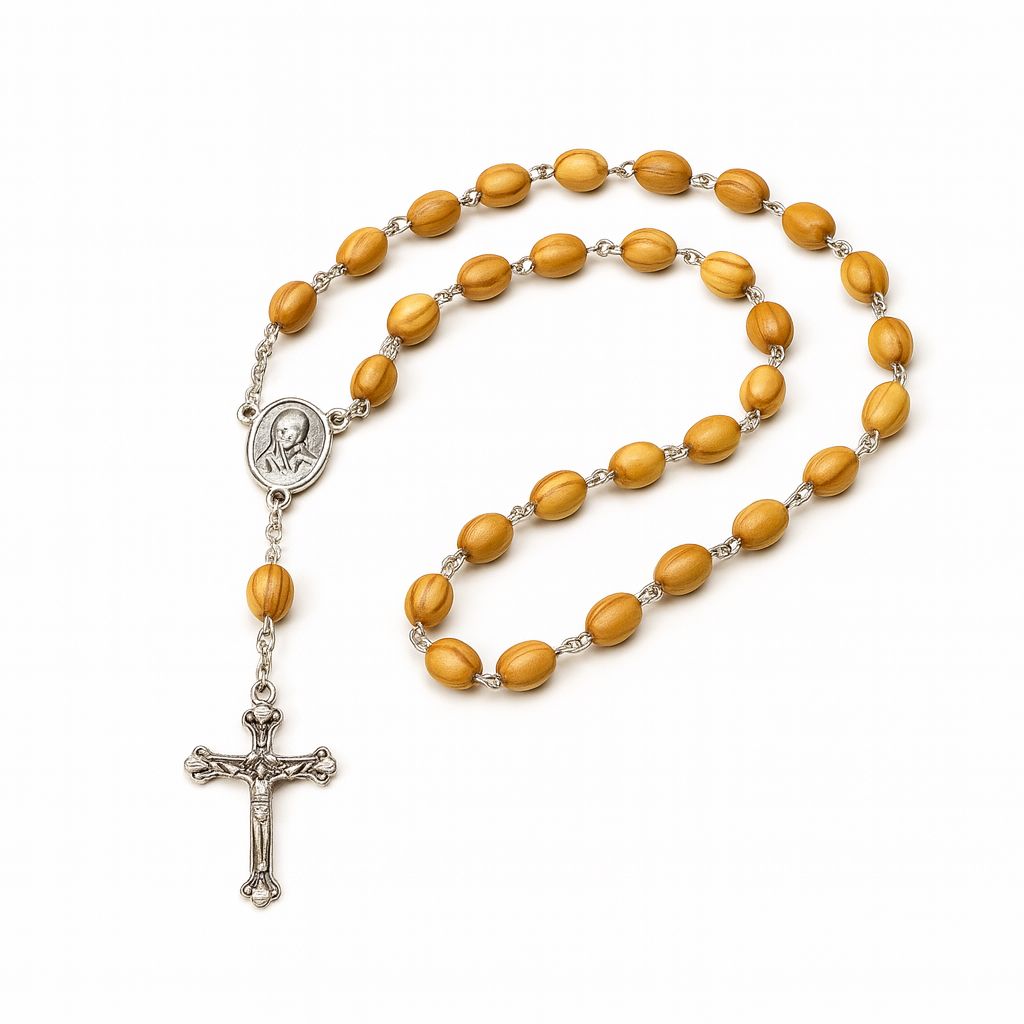 Memorial Rosary Beads - Handcrafted in Jerusalem & Blessed