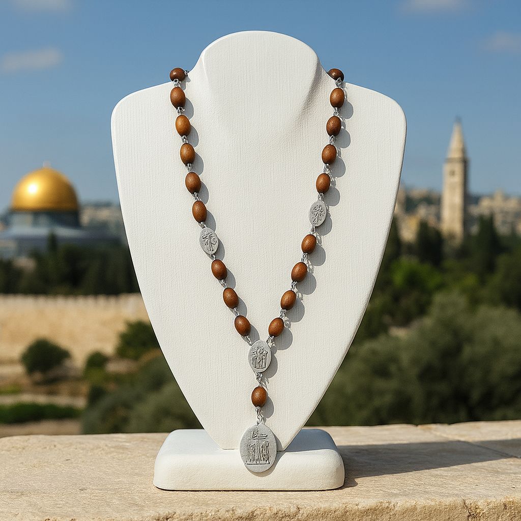 Seven Sorrows Rosary Beads - Handcrafted & Blessed in Jerusalem