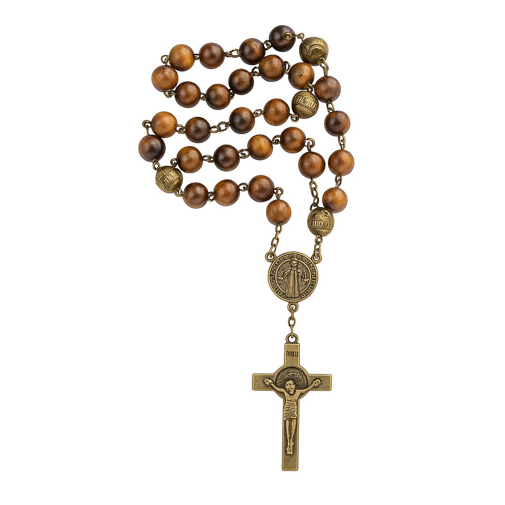 St. Benedict Rosary | Handcrafted in Jerusalem & Blessed