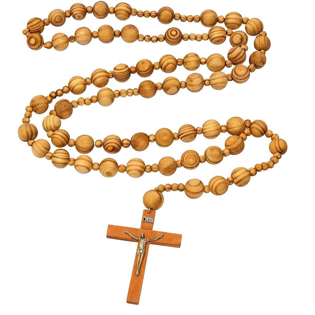 Wall Rosary - Handcrafted in Jerusalem & Blessed at Holy Sepulchre
